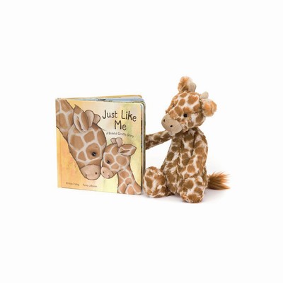 Jellycat Just Like Me and Bashful Giraffe Medium New Zealand | GEVQJ7648